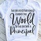 Change the World Principal Sublimation Transfer