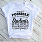 Best Students in the World Teacher Sublimation Transfer