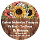 Custom Sublimation Transfers, Your design printed