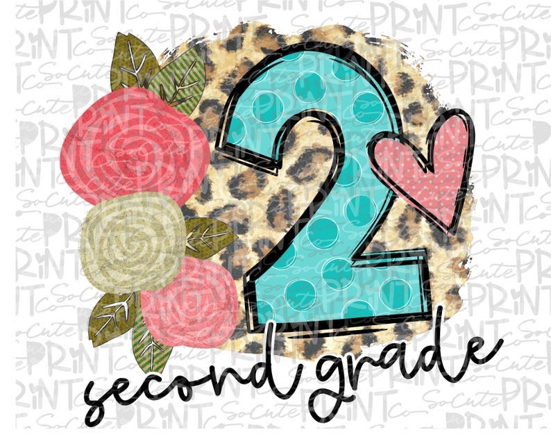 PreK, Kindergarten, 1st Grade, 2nd Grade, 3rd Grade, 4th Grade Sublimation Transfers