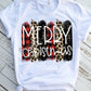 Merry Christmas Brushstrokes, Sublimation Transfer