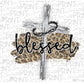 Blessed Cross Sublimation Transfer