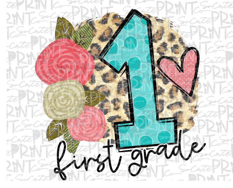 PreK, Kindergarten, 1st Grade, 2nd Grade, 3rd Grade, 4th Grade Sublimation Transfers