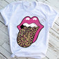 KISS Lips Leopard Print