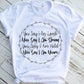You Say Christian Sublimation Transfer