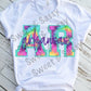 Arkansas Tie Dye Sublimation Transfer
