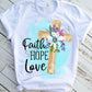 Faith Hope Love Sublimation Transfer