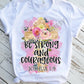Be Strong and Courageous Sublimation Transfer