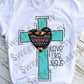 Cross Love Like Jesus Aztec Print Sublimation or DTF Transfer