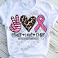 Peace Love Cure Breast Cancer Transfers