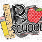 Back to school, School Grade Level, Sublimation Transfer