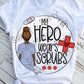 Dark Skin Nurse, doctor, medical field, My hero wears scrubs, all hair colors