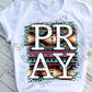 Pray Aztec Sublimation or DTF Transfer