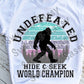 Big Foot, Fouke Monster, Boggy Creek Monster, Sublimation Transfer