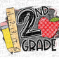 Back to school, School Grade Level, Sublimation Transfer