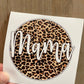 Mama Leopard Print Vinyl Decal