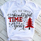 HTV It's the most wonderful time of the year, Red Plaid, Christmas Transfer