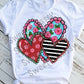 HTV Floral Hearts, Valentine's Day Transfer