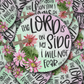 The Lord is on my Side Vinyl Decal