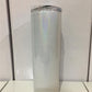 Blank Glitter Sublimation 20oz. Tumblers, Straight, Glitter White